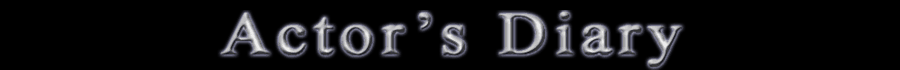 Plays in Perpetuity Actor's Diary Header